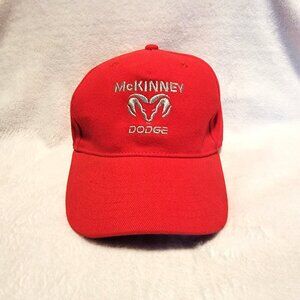 New McKinney Dodge Ball Cap w/ solid back Snap Adjustment